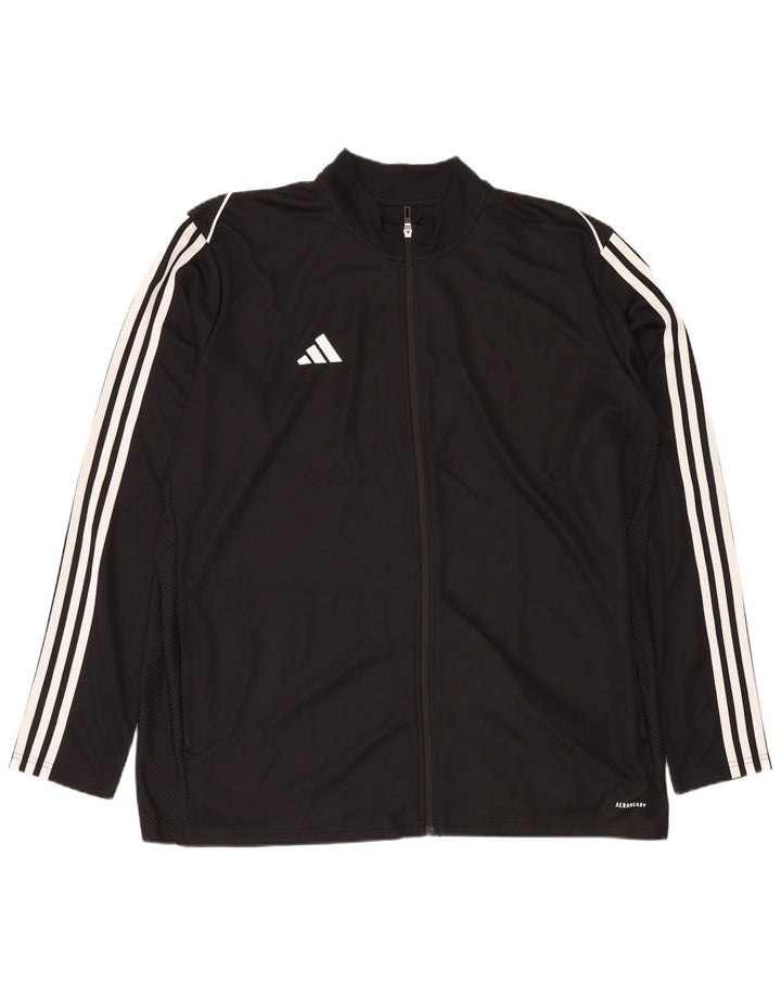 ADIDAS muška Aeroready Slim Fit trenirka gornja jakna 2XL crni poliester