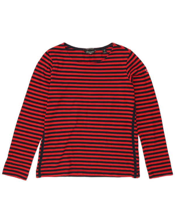 Scotch & Soda ženska prevelika majica dugih rukava UK 2 XS pamuk na crvene pruge