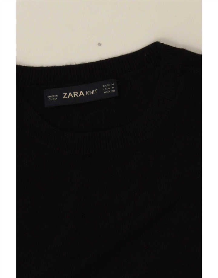 Zara ženski džemper s okruglim izrezom UK 12 srednje tamnoplava