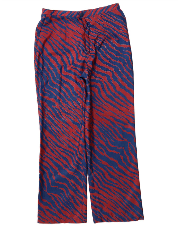 VINTAGE ženske ravne chino hlače W30 L29 na plave pruge