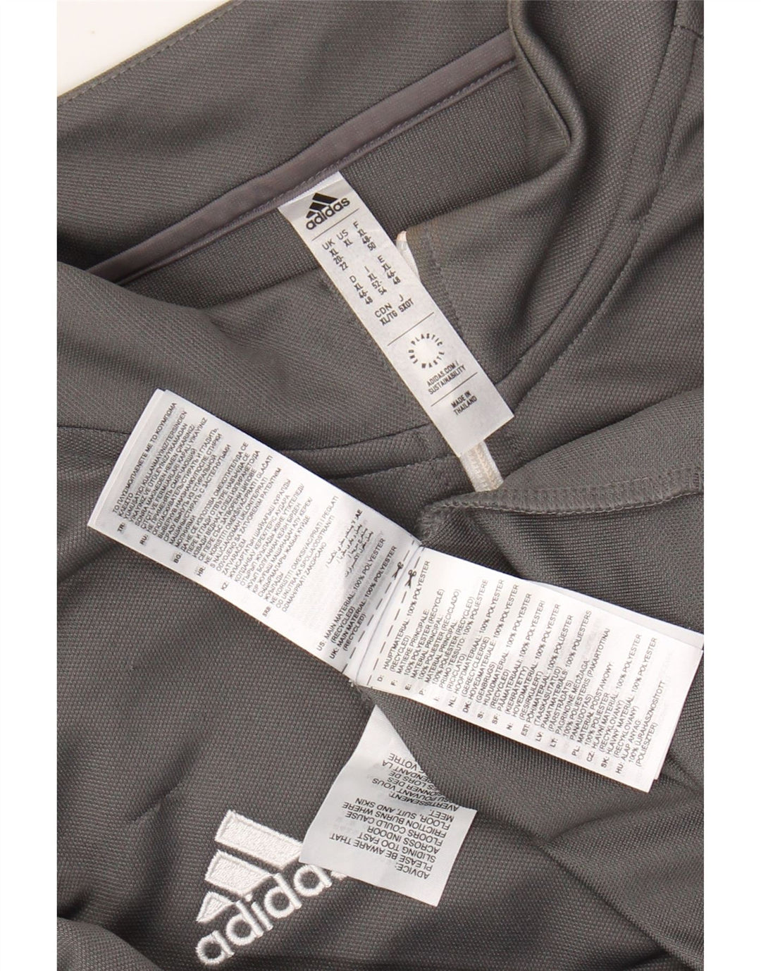 ADIDAS ženska trenirka Aeroready zip izrez UK 20/22 XL siva