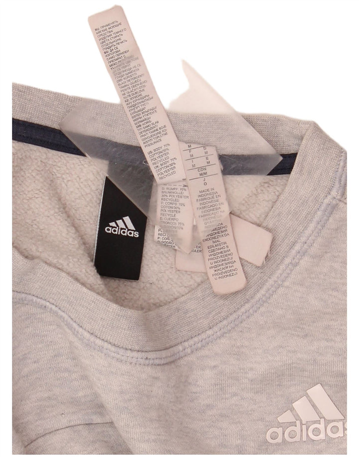 Adidas muška trenirka srednje sivi pamuk