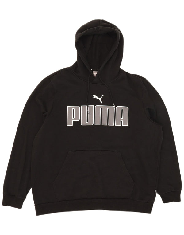 Puma muška majica s kapuljačom XL, crni pamuk