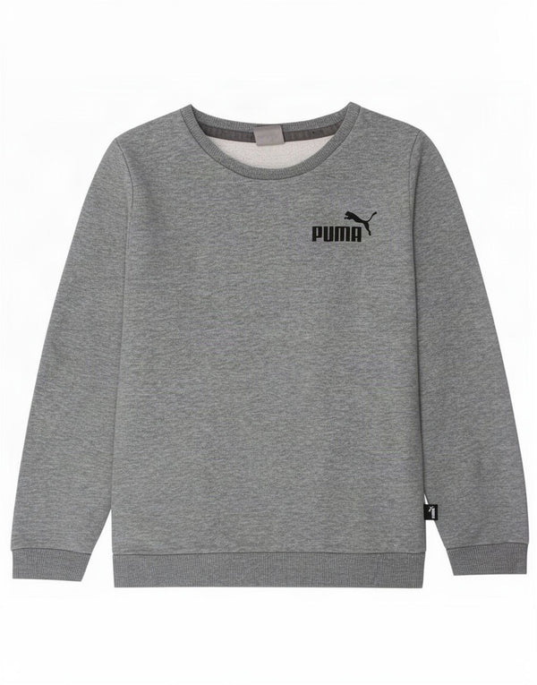Puma majica za dječake 7-8 godina, sivi flekasti pamuk
