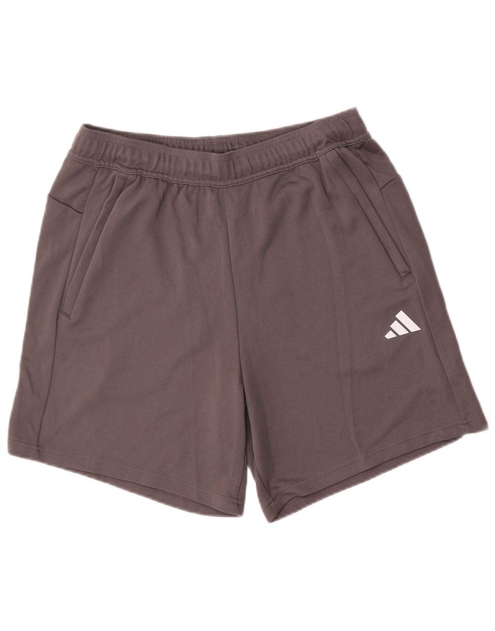 Adidas muške kratke sportske hlače Aeroready Regular Fit, veliki sivi poliester