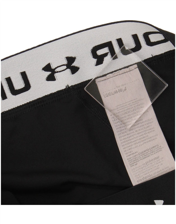 UNDER ARMOUR Ženske grafičke tajice UK 14 Veliki crni poliester