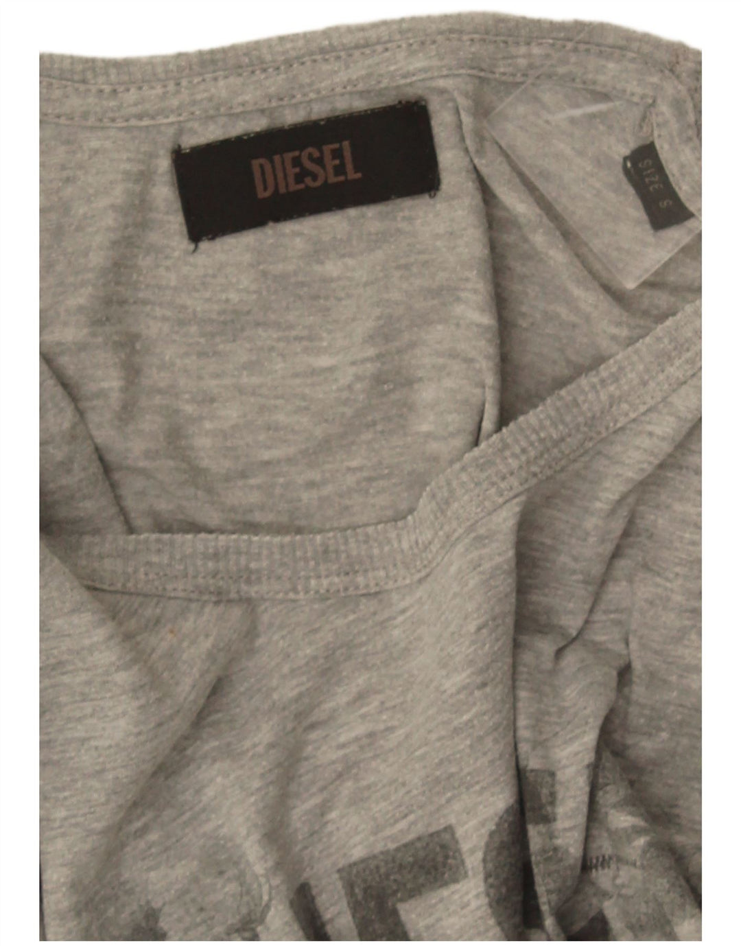 Diesel Ženska majica kratkih rukava s grafičkim motivima UK 8 Small Grey