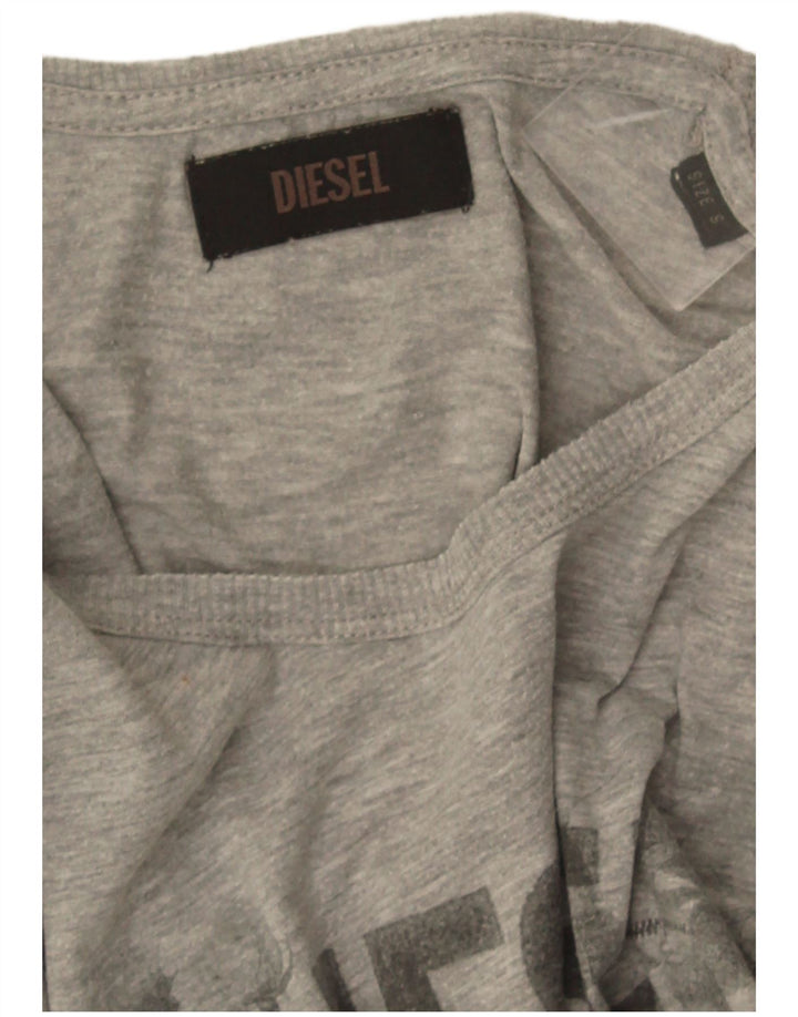 Diesel Ženska majica kratkih rukava s grafičkim motivima UK 8 Small Grey