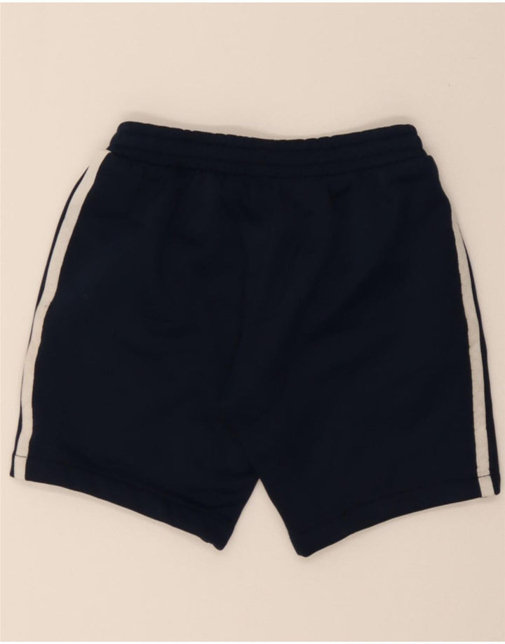 ADIDAS Boys Sport Shorts 7-8 Years  Navy Blue Polyester Vintage Adidas and Second-Hand Adidas from Messina Hembry 