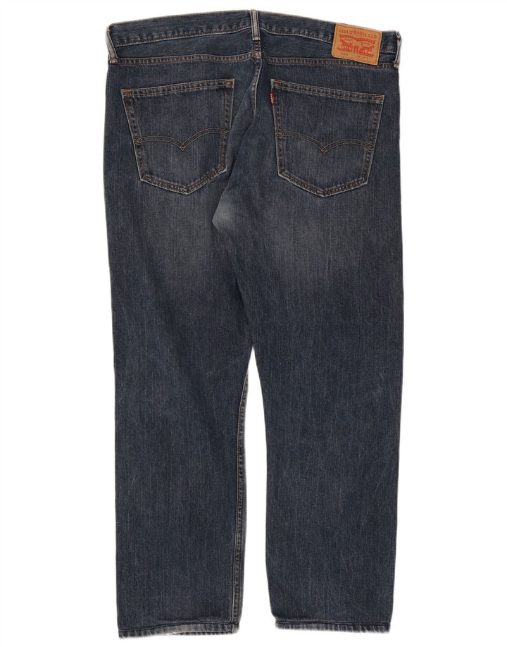 Levi's muške 508 ravne traperice W36 L29 tamnoplavi pamuk