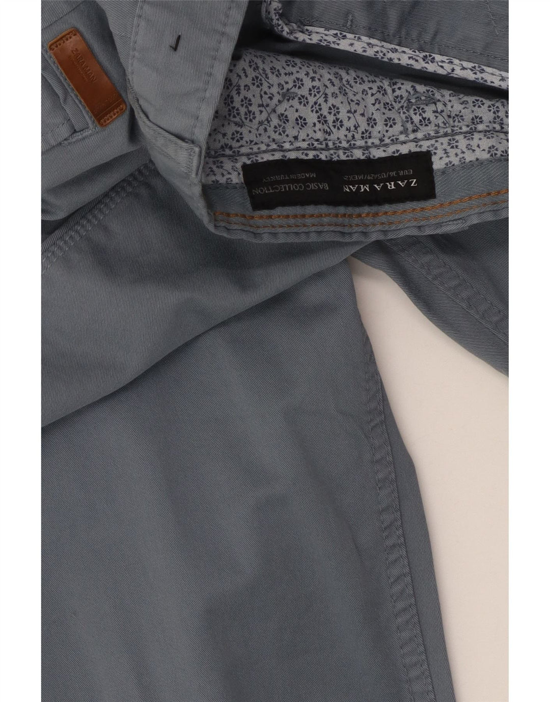 ZARA muške uske chino hlače EU 36 XS W29 L31 plavi pamuk