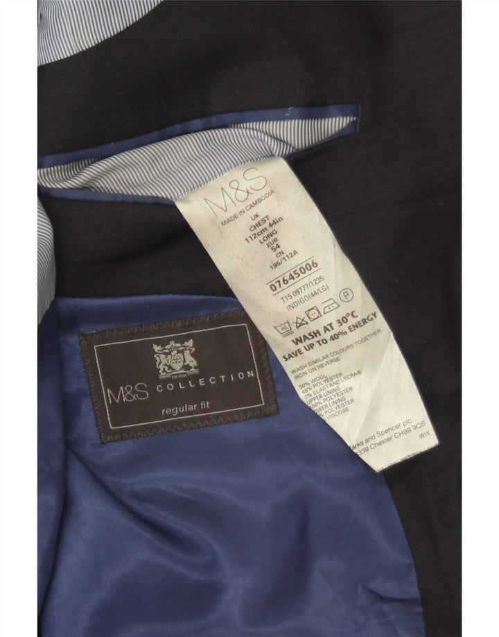 Marks & Spencer muška jakna s dva gumba Regular Fit EU 54 XL tamnoplava