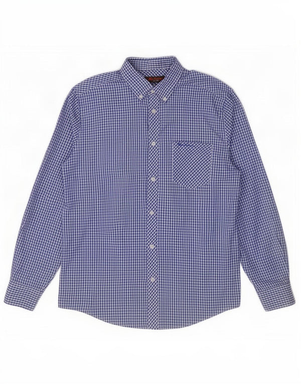 Ben Sherman muška košulja Srednje plavi pamuk od ginghama