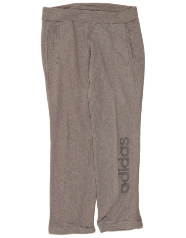 ADIDAS Ženske grafičke trenirke Hlače Joggers UK 12/14 srednje sive
