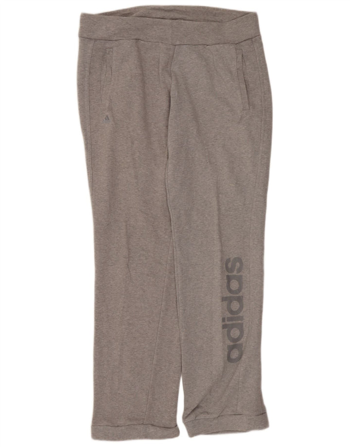 ADIDAS Ženske grafičke trenirke Hlače Joggers UK 12/14 srednje sive