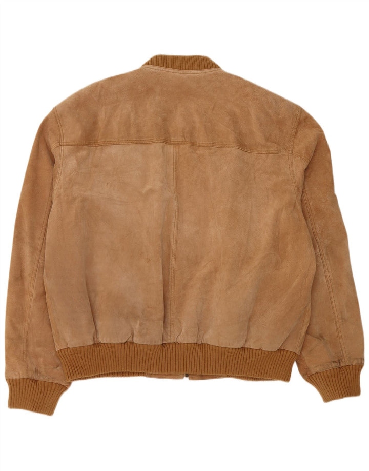 Vintage muška antilop jakna UK 42 2XL bež koža