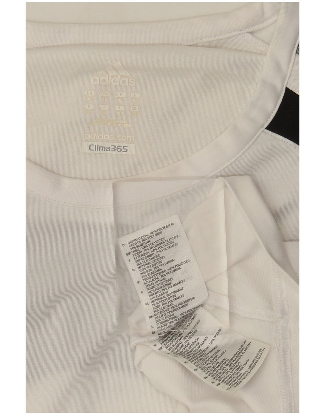 Adidas muški prsluk Clima 365 Top XL bijeli poliester u boji