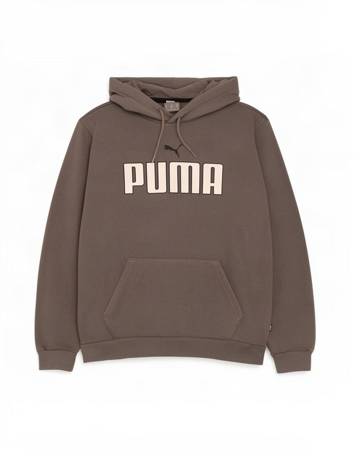 Puma muška majica s kapuljačom s kapuljačom, srednje sivi pamuk