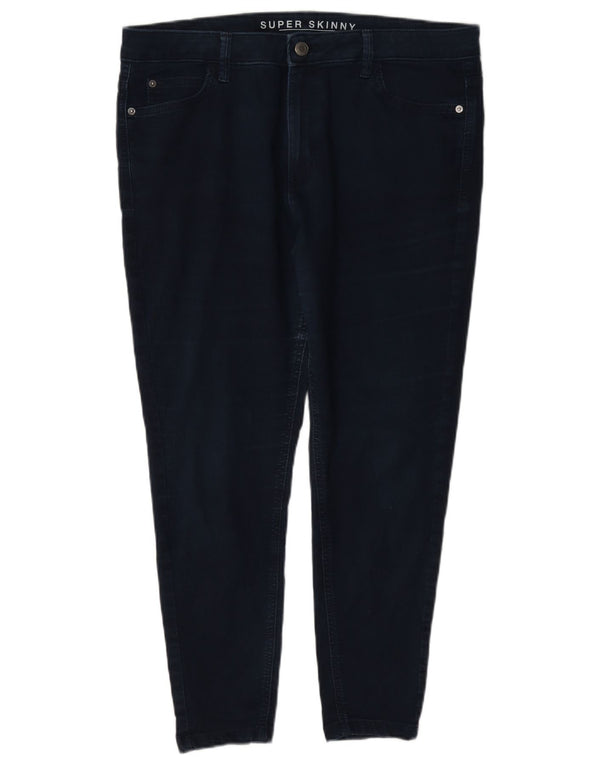 Marks & Spencer ženske kratke uske traperice UK 16 Large W34 L25 tamnoplave