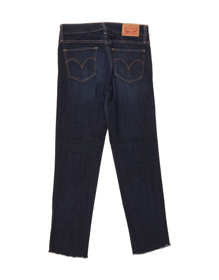 LEVI'S Womens 712 Slim Jeans W25 L25 Navy Blue Cotton Vintage Levi's and Second-Hand Levi's from Messina Hembry 