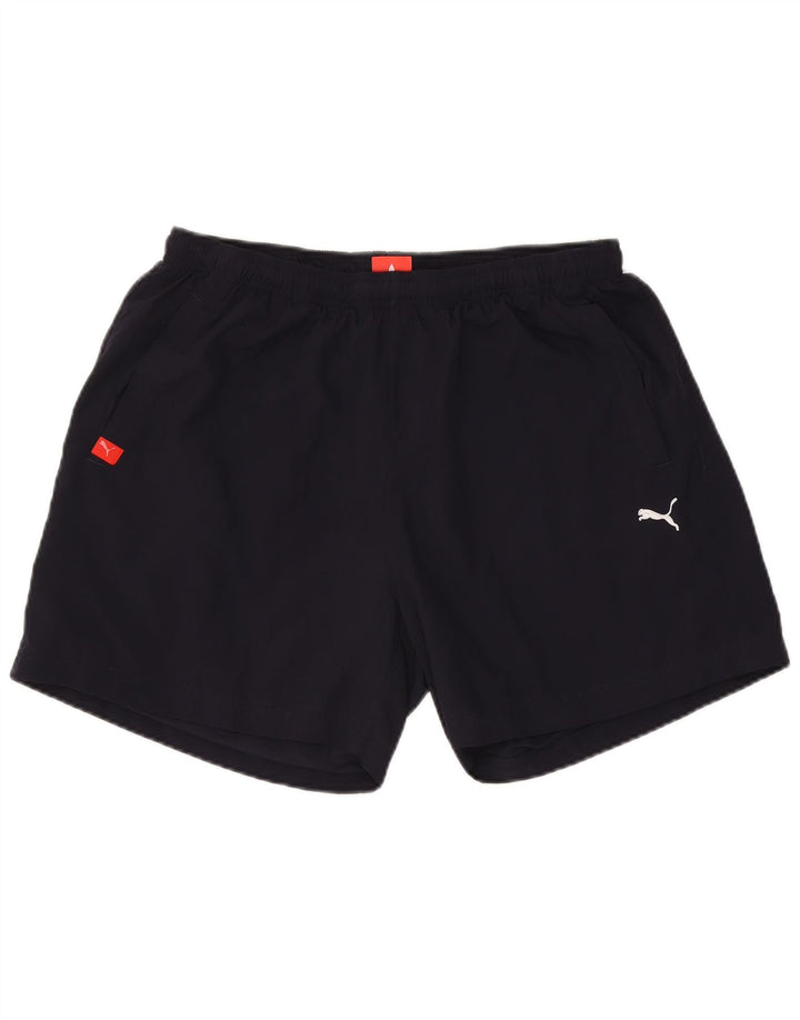 Puma muške sportske hlačice XL tamnoplave, poliester