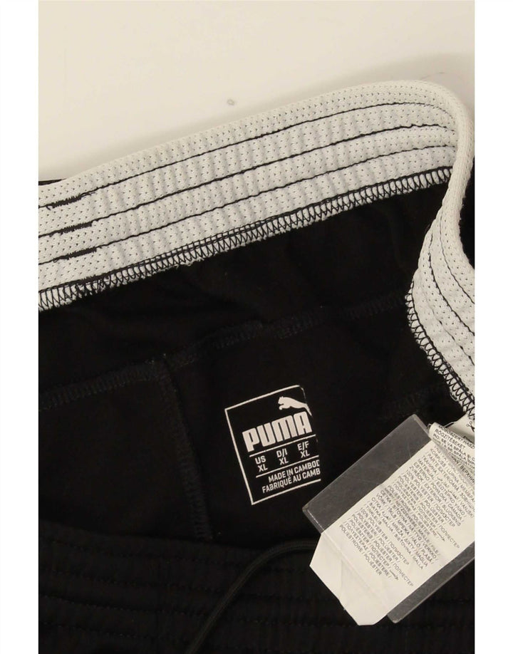 Puma muške trenirke XL crne poliesterske hlače