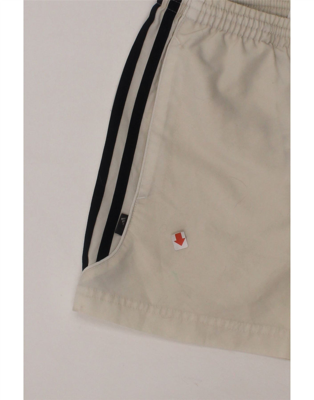 ADIDAS Boys Sport Shorts 9-10 Years Small White Colourblock Polyester Vintage Adidas and Second-Hand Adidas from Messina Hembry 