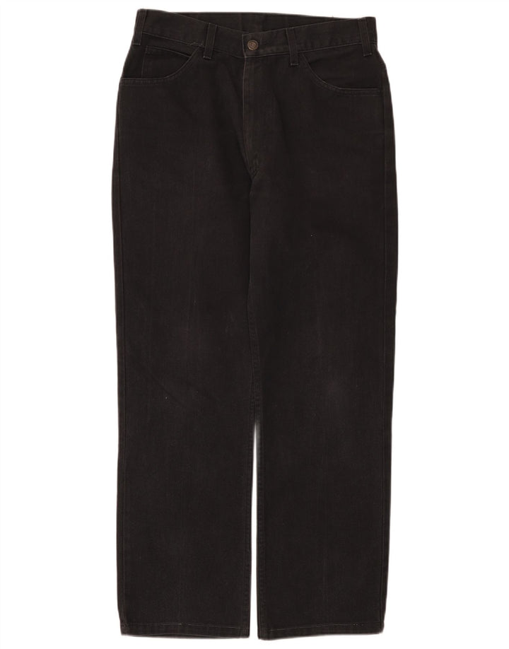 Levi's ženske ravne traperice W32 L28 crni pamuk