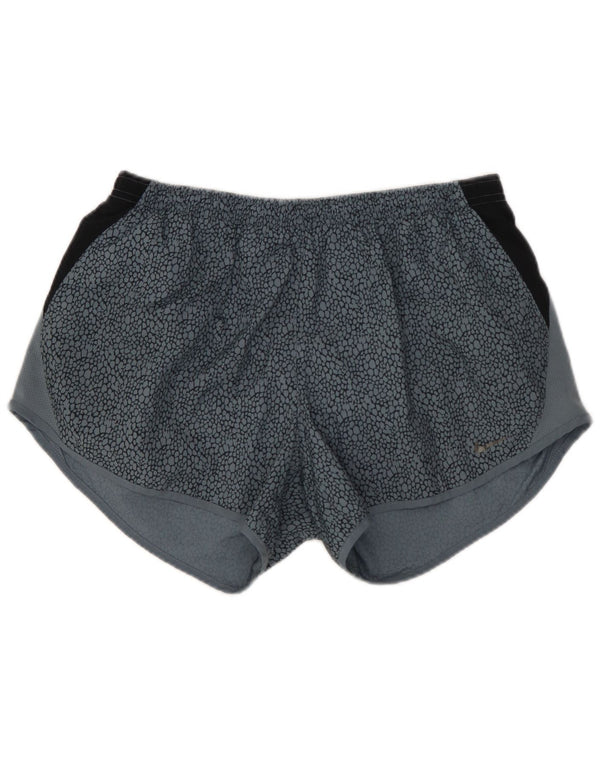 NIKE Ženske Dri Fit Sportske Kratke Hlače UK 12 Medium Blue Colourblock Poliester