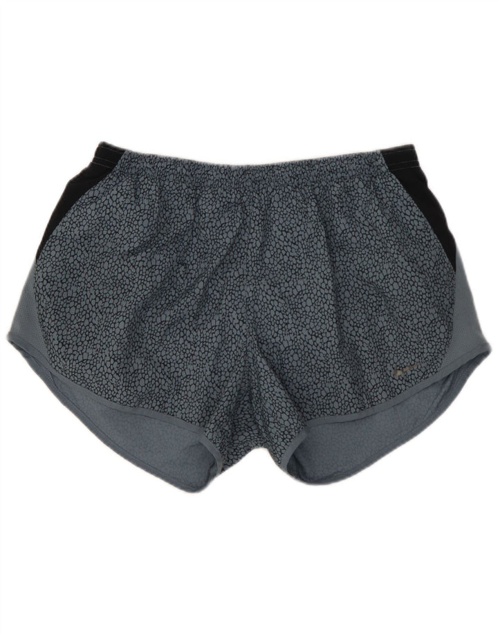 NIKE Ženske Dri Fit Sportske Kratke Hlače UK 12 Medium Blue Colourblock Poliester