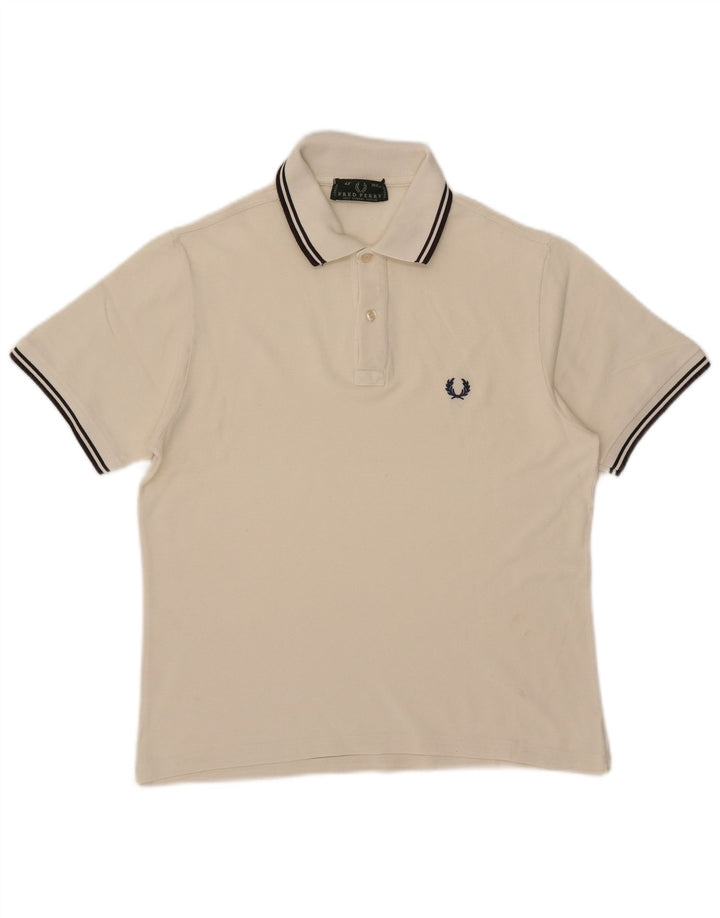 Fred Perry muška polo majica Srednje bijeli pamuk