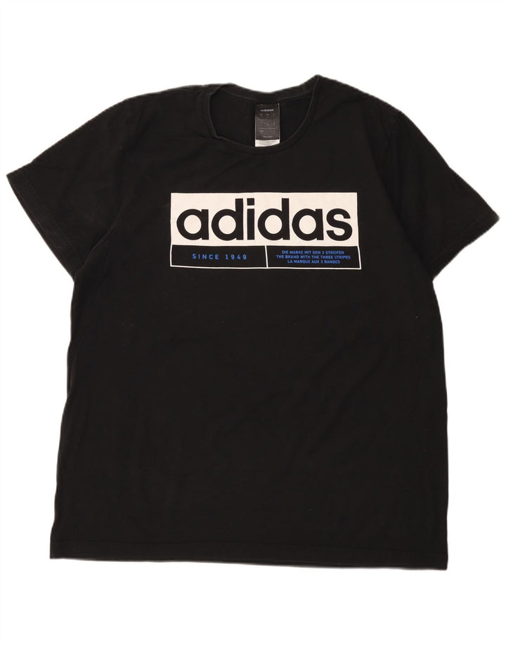 Adidas muška majica kratkih rukava srednje veličine, crni pamuk