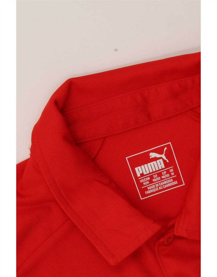 Puma muška grafička polo majica srednje crvene boje