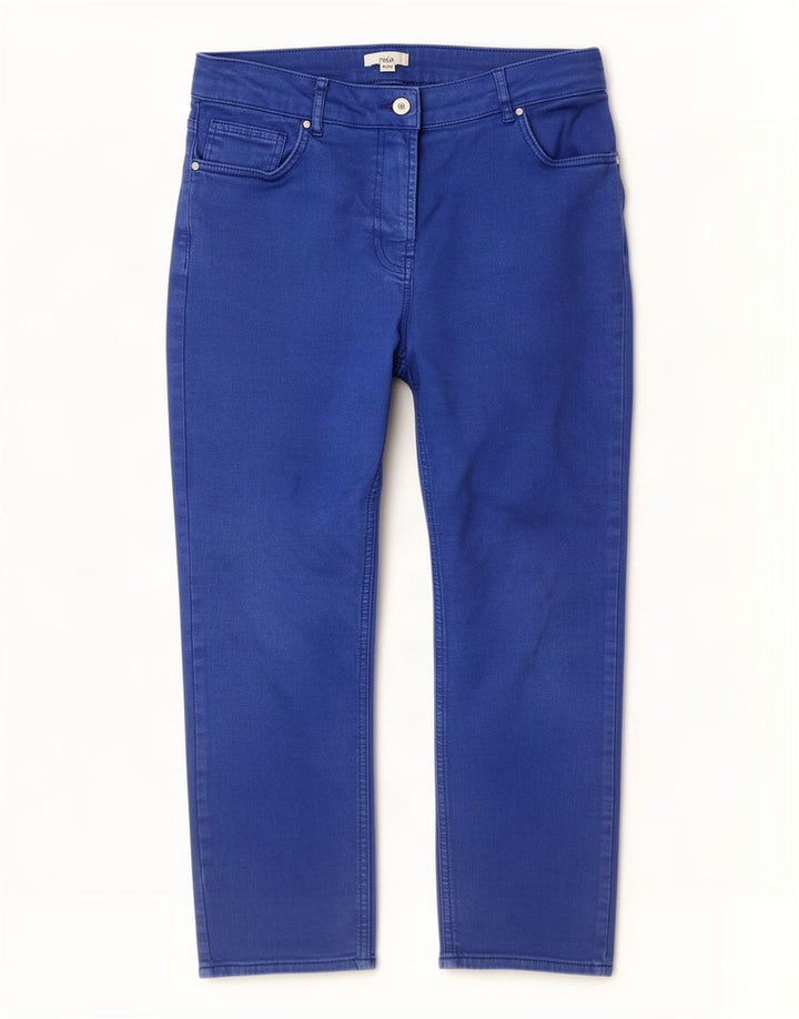 M&Co Ženske skraćene traperice UK 14 Large W34 L24 Plave