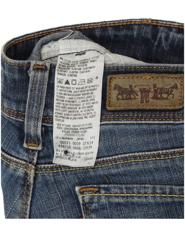 Levi's ženske 571 uske traperice W27 L31 plavi pamuk