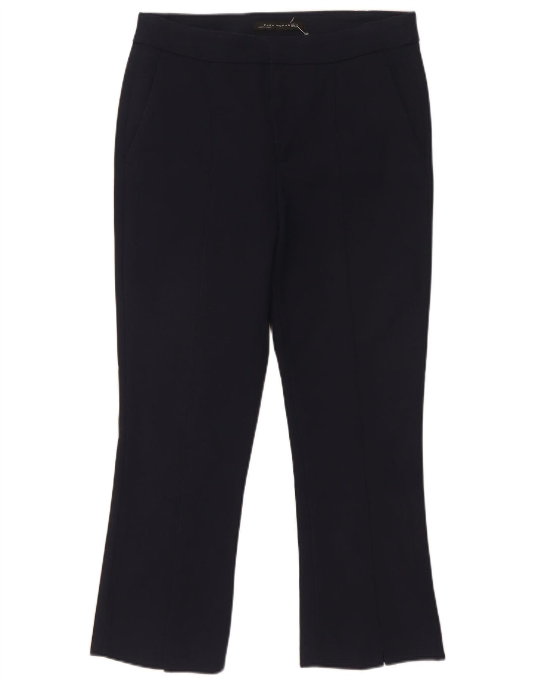 Zara ženske male chino hlače s bootcut W29 L26 tamnoplave
