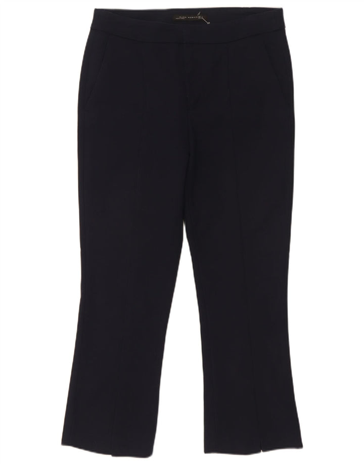 Zara ženske male chino hlače s bootcut W29 L26 tamnoplave
