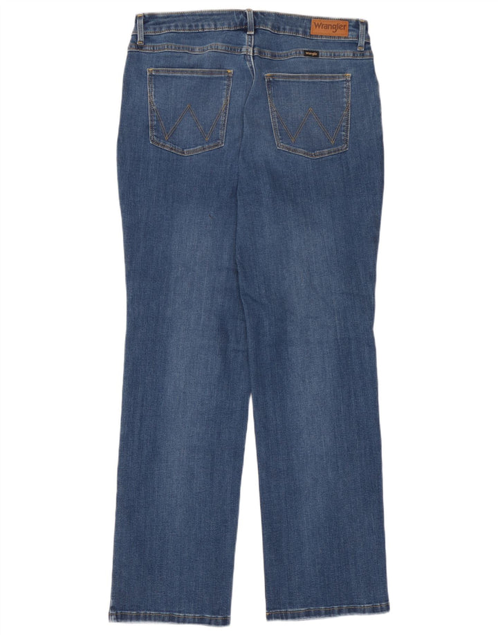 Wrangler ženske ravne traperice W32 L30 plavi pamuk