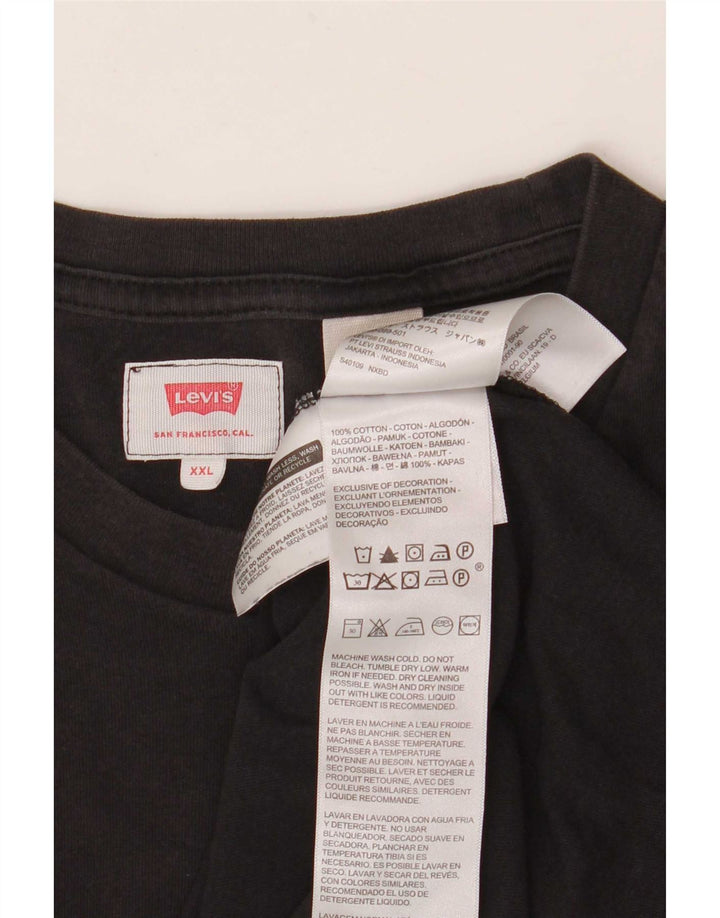 Levi's muška majica kratkih rukava 2XL crni pamuk