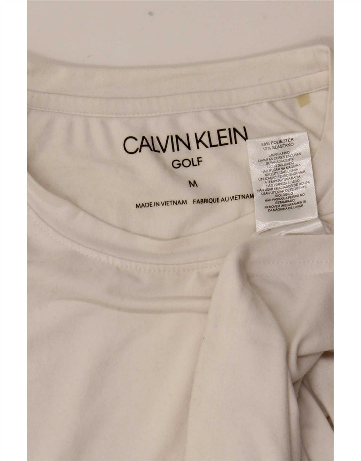 Calvin Klein muška majica kratkih rukava srednji bijeli poliester