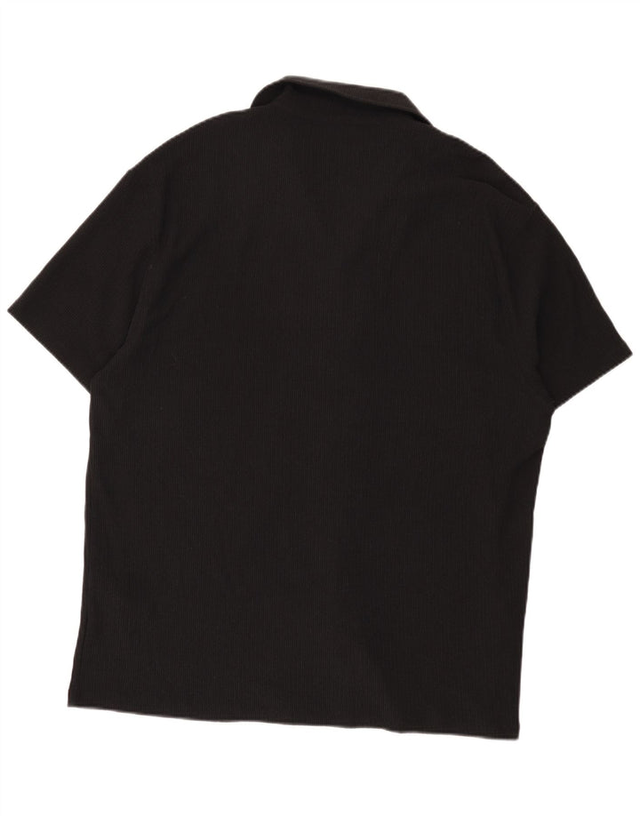 Reiss muška majica kratkih rukava s grafičkim motivima 2XL moderna crna poliester