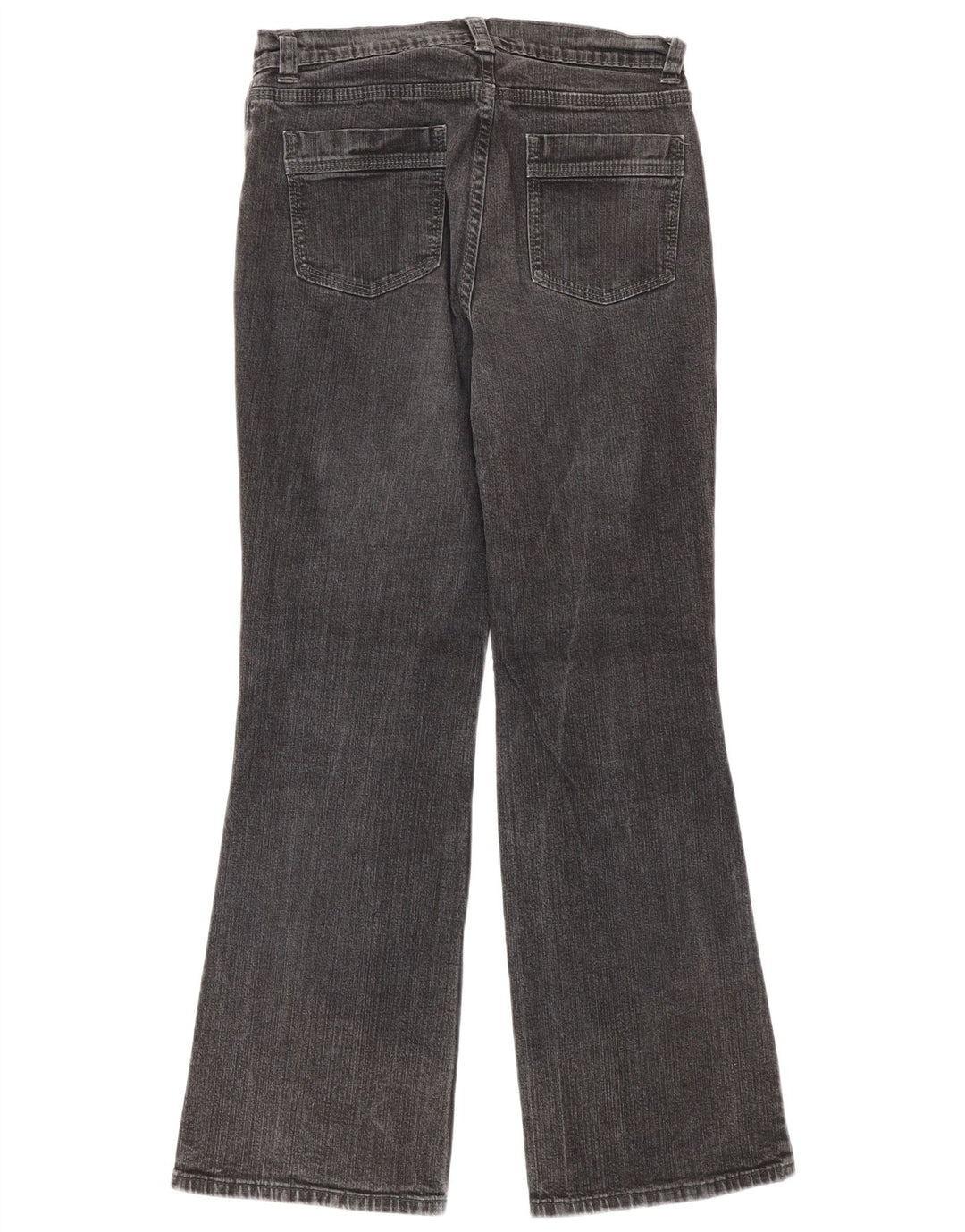 Marks & Spencer ženske traperice Bootcut UK 10 male W27 L29 crni pamuk