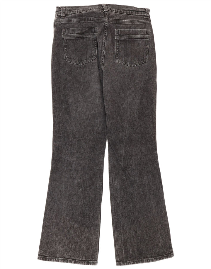 Marks & Spencer ženske traperice Bootcut UK 10 male W27 L29 crni pamuk