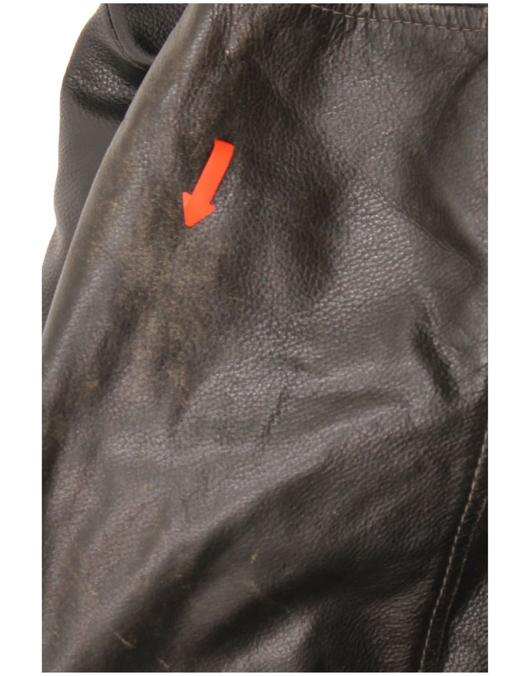 Vintage muška kožna jakna UK 44 2XL crna koža