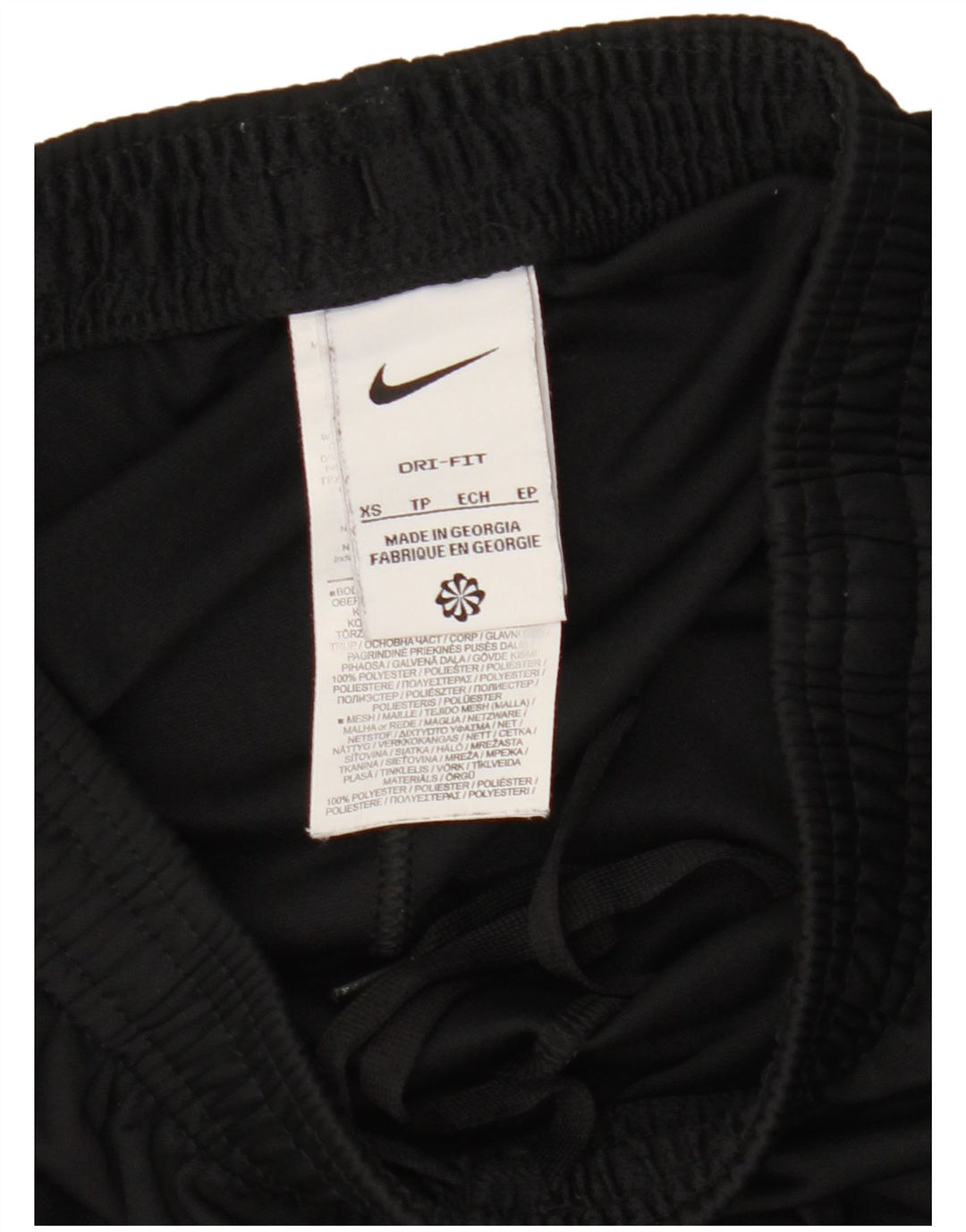 Nike ženske hlače za trenirku Dri Fit UK 6 XS crni poliester