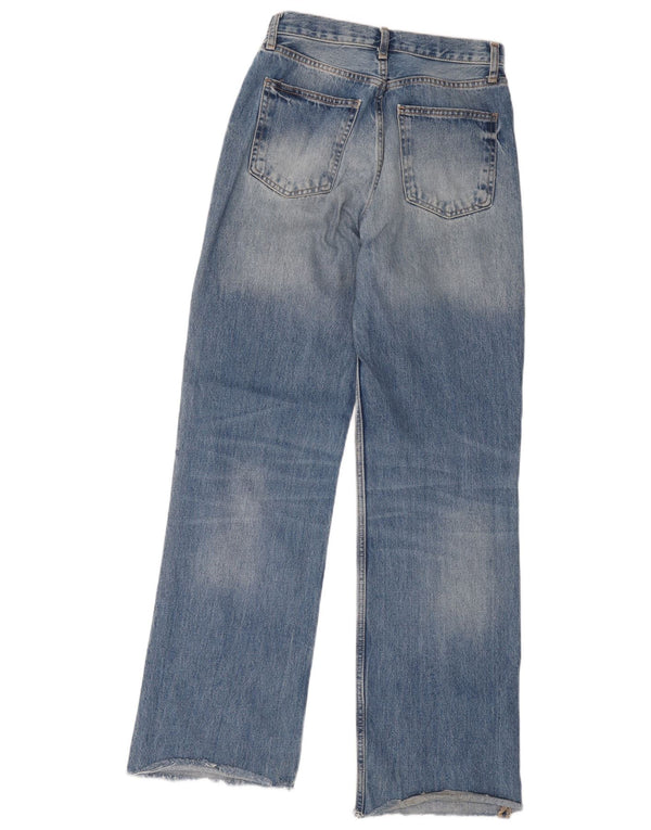 Zara ženske široke traperice visokog struka EU 36 XS W26 L32 plave