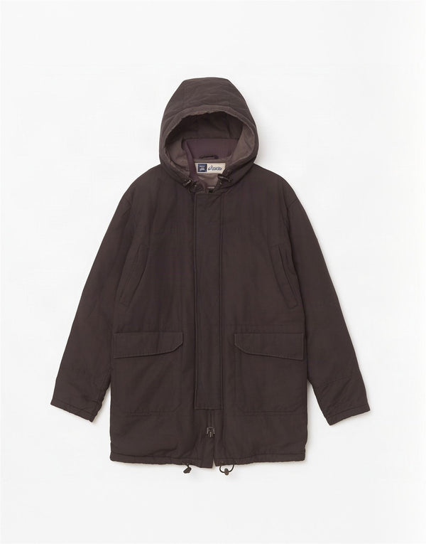 Asics muška parka jakna s kapuljačom UK 40 velika crna