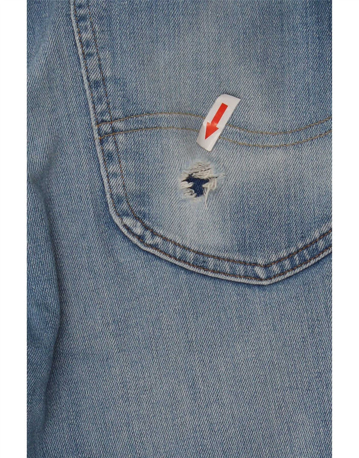 Lee Mens Luke Straight Jeans W31 L29 Plavi pamuk