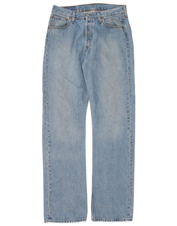 Levi's muške 501 ravne traperice W30 L34 plavi pamuk