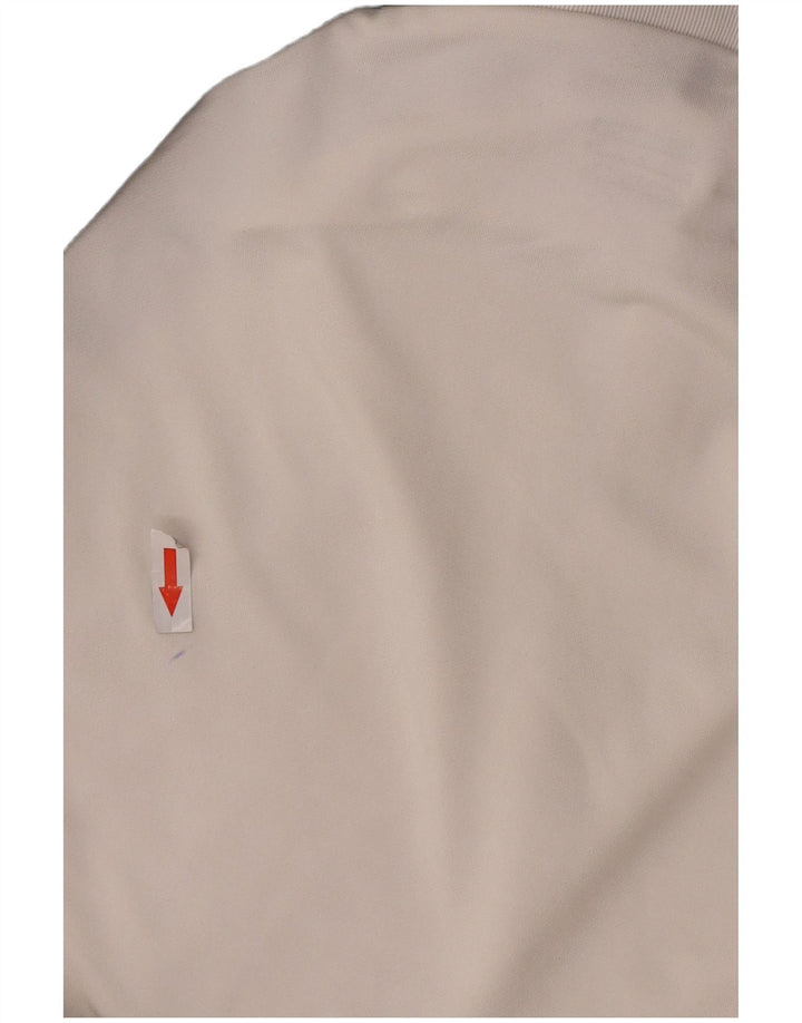 Nike Muški Dri Fit Zip Neck Slim Pulover Top Trenirka Mala Bijela